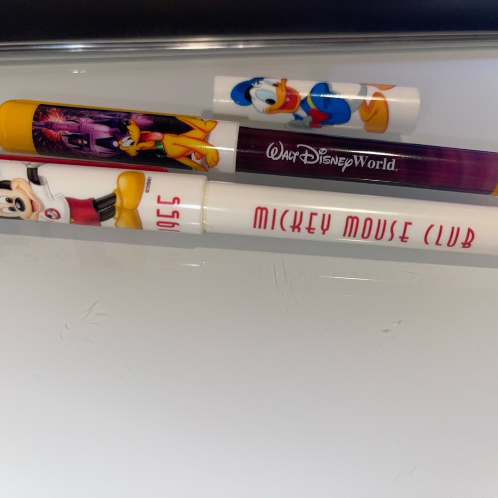 Vintage Disney Colorful Character Pens